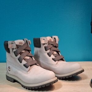 Timberland Women's Taupe Nubuck Leather Boots